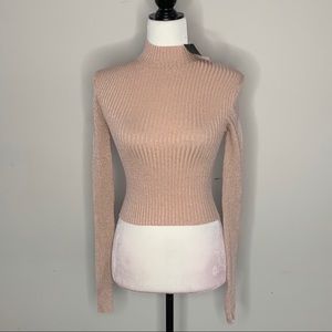 Champagne sweater top